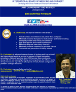 Dr. Chakrabarty is Gold Certified by the International Board Of Medicine and Surgery (IBMS)